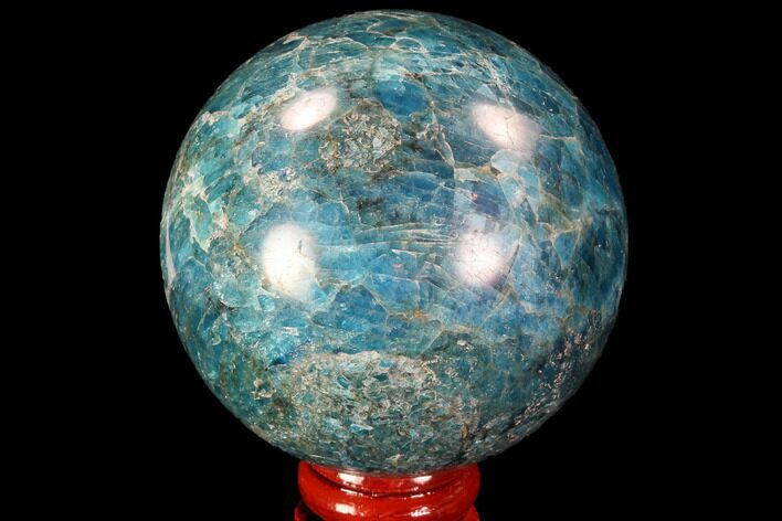 Bargain, Bright Blue Apatite Sphere - Madagascar #90205